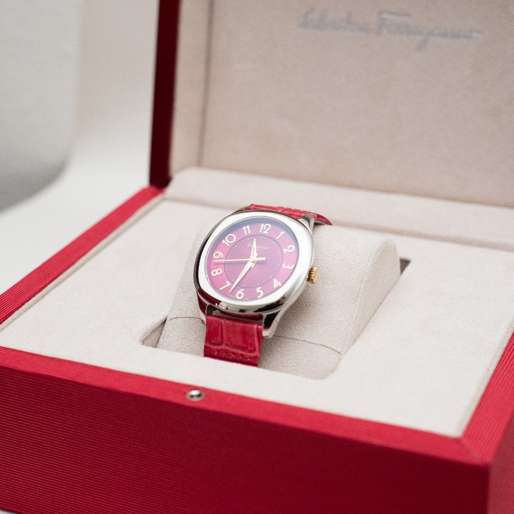 Salvatore Ferragamo - Analog Watch - 36mm Pink Dial, Swiss Made